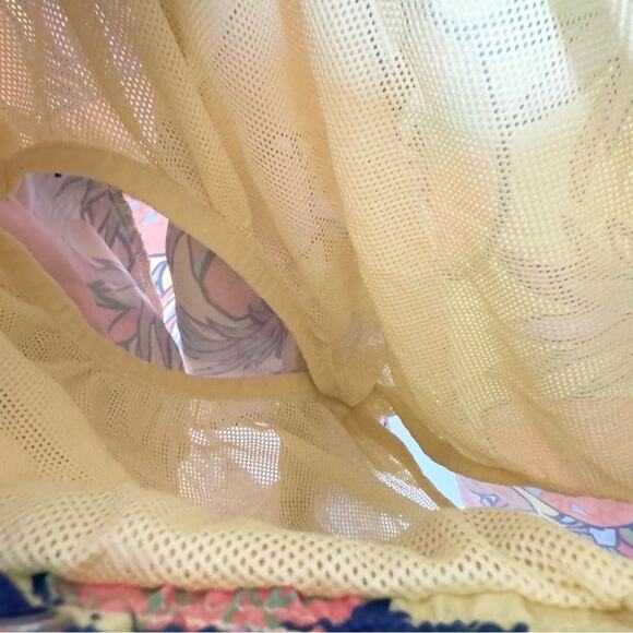 Tipsy Elves Pina Colada Short Swim Trunk Bright Neon Board Shorts Vacation Sz S - Picture 6 of 11